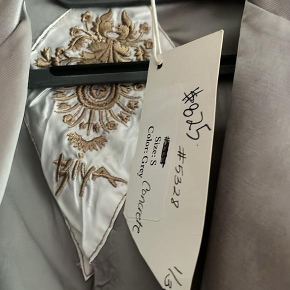 NWT Johnny Was Biya Embroidered Silk Coat Sz S - Picture 4 of 4